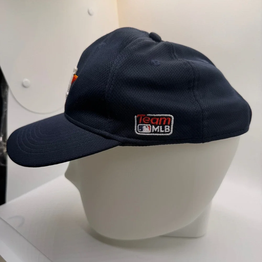 Houston Astros‎ Youth Hat Sports Team MLB Navy Blue Mesh Adjustable Baseball Cap